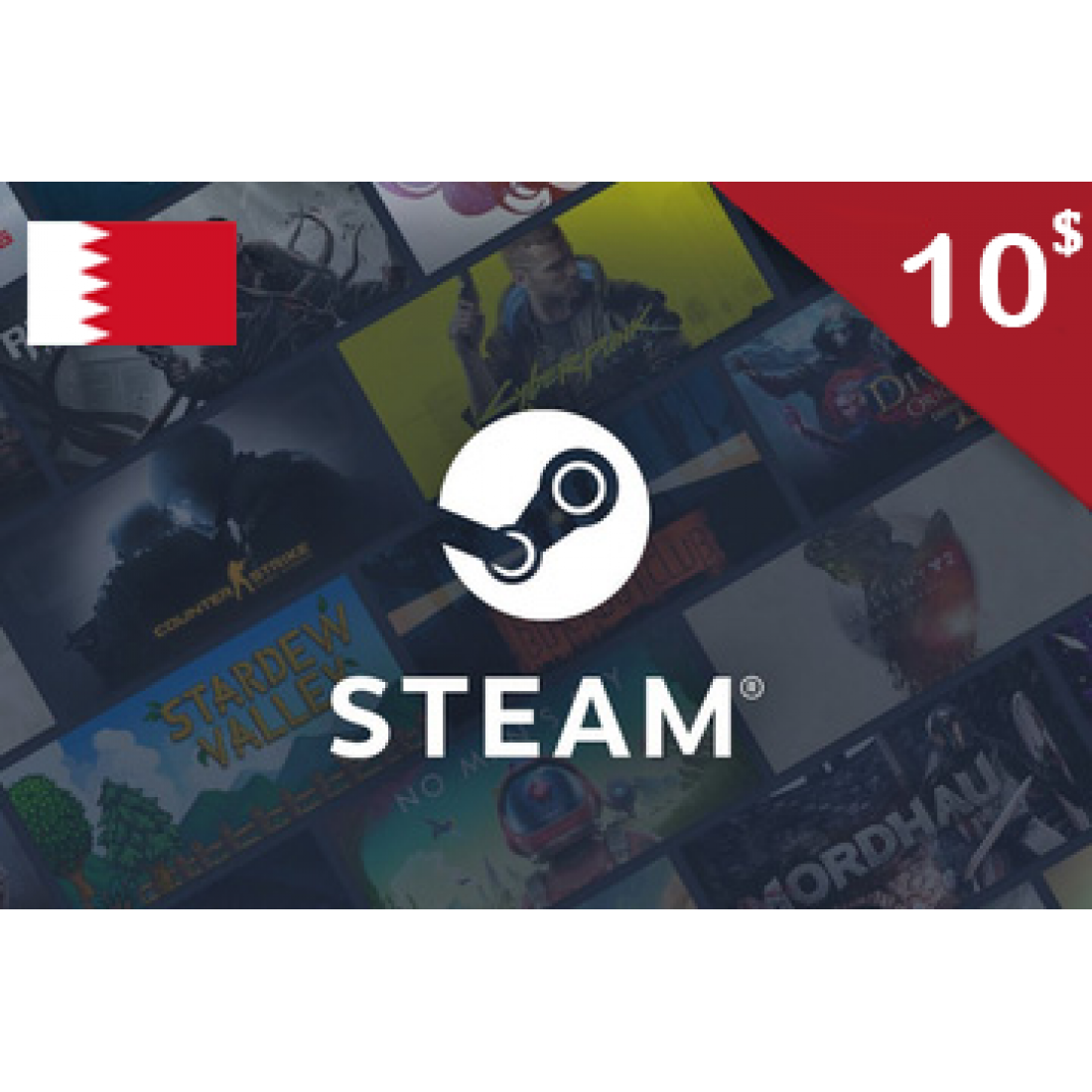 Steam Wallet Card BAH 10 steam-wallet-card-bah-10